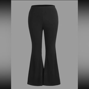 SHEIN Pink heart butt black legging style pants